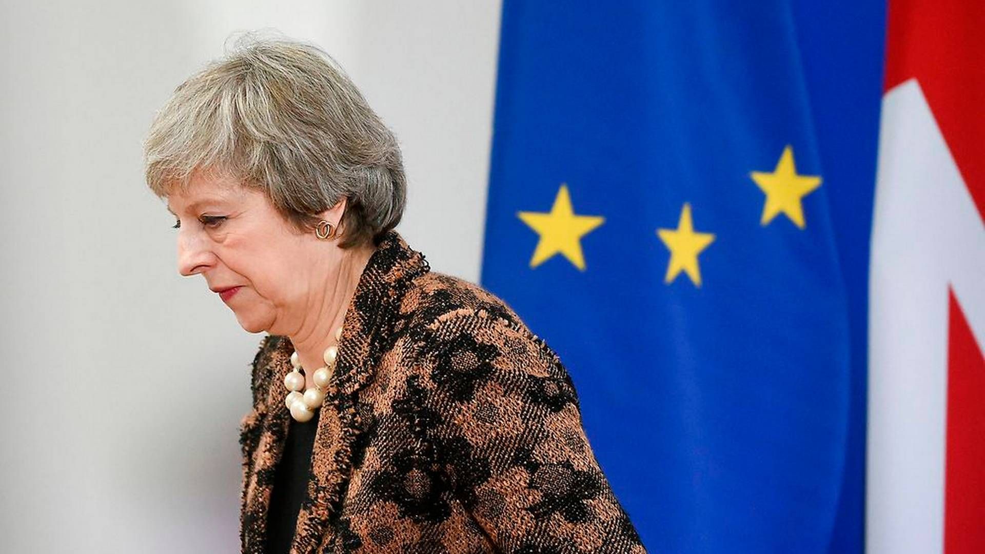 Den britiske premierminister, Theresa May, siger, at et brexit uden aftale ikke er i nogens interesse. | Foto: John Thys/Ritzau Scanpix