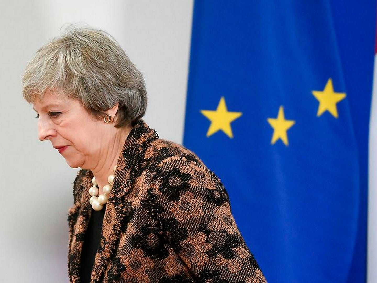Den britiske premierminister Theresa May skal tirsdag forsøge at få sin brexit-aftale igennem Underhuset. | Foto: John Thys/Ritzau Scanpix