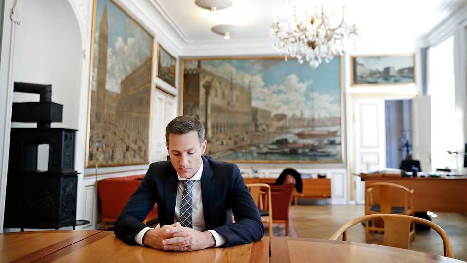 Erhvervsminister Rasmus Jarlov (K). | Foto: Ritzau Scanpix/Jens Dresling