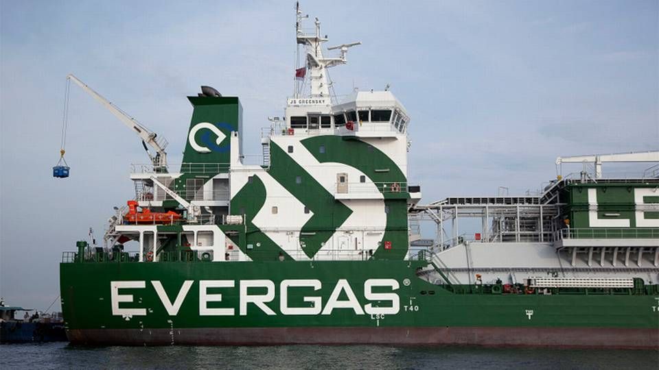 JS Greensky er et af de otte ethylen-skibe, som Evergas nu har solgt. | Foto: Evergas