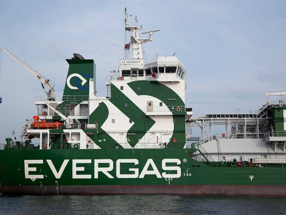 JS Greensky er et af de otte ethylen-skibe, som Evergas nu har solgt. | Foto: Evergas