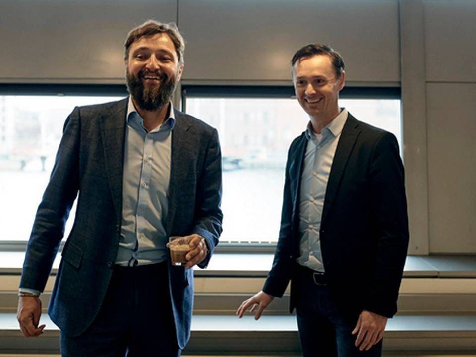Oliver Tuszik, vice president for Ciscos Global Partner Organization (til venstre) og Martin Høyer, Service & Leverancedirektør hos Conscia | Photo: Conscia / Cisco