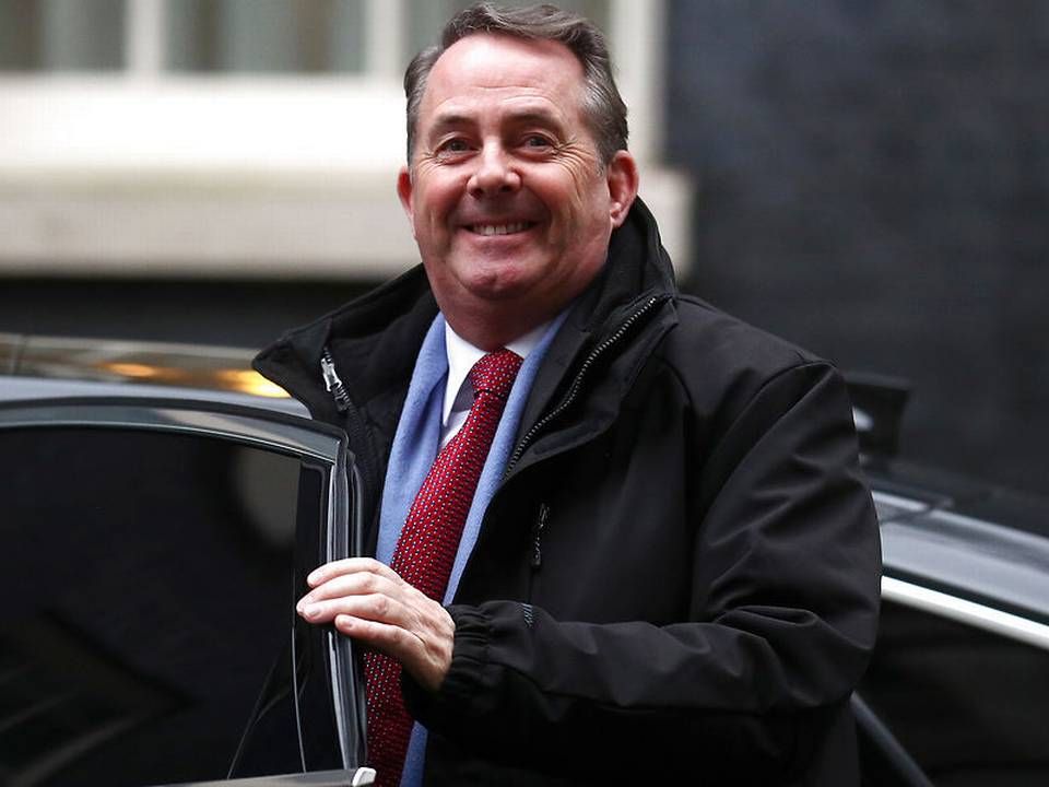 Den britiske handelsminister, Liam Fox. | Foto: Ritzau Scanpix/Reuters/Hannah McKay
