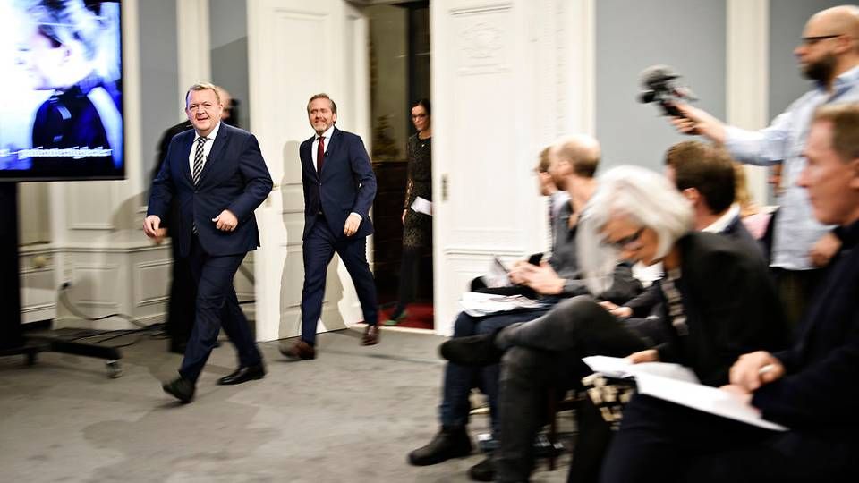 Statsminister Lars Løkke Rasmussen (V) fremlagde onsdag regeringens bud på, hvordan det danske sundhedsvæsen skal se ud i fremtiden. | Foto: Ritzau Scanpix/Philip Davali