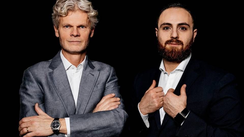Fra venstre: Finansdirektør Morten Nielsen og adm. direktør Jack Nikogosian i Aryze | Foto: PR/Nicolas Cosedis