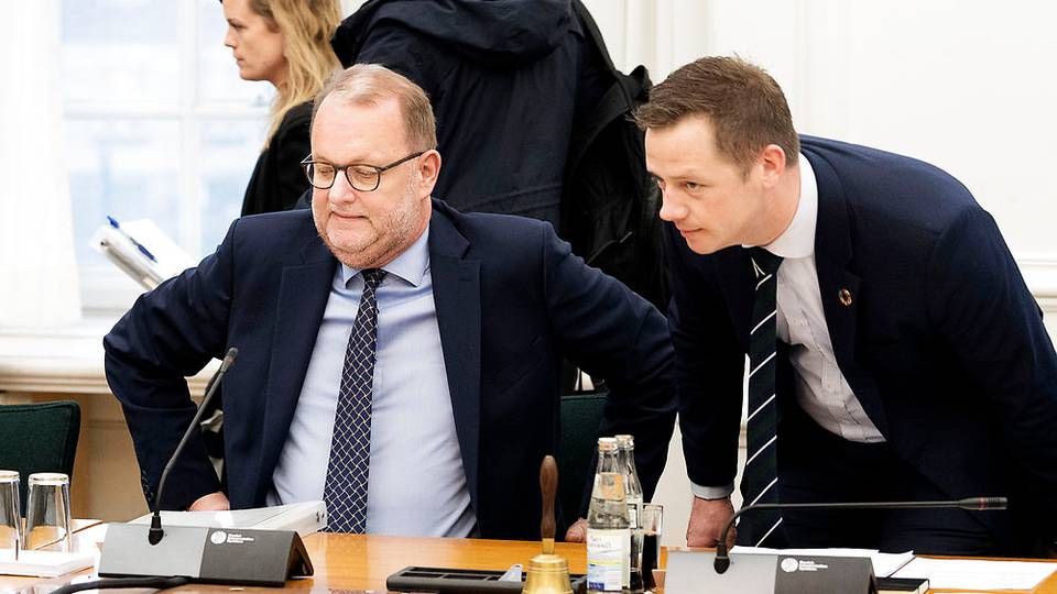 Energi-, forsynings- og klimaminister Lars Christian Lilleholt (V) i samråd om regeringens indblanding i Klimarådets arbejde torsdag den 17. januar 2019. | Foto: Claus Bech/Ritzau Scanpix