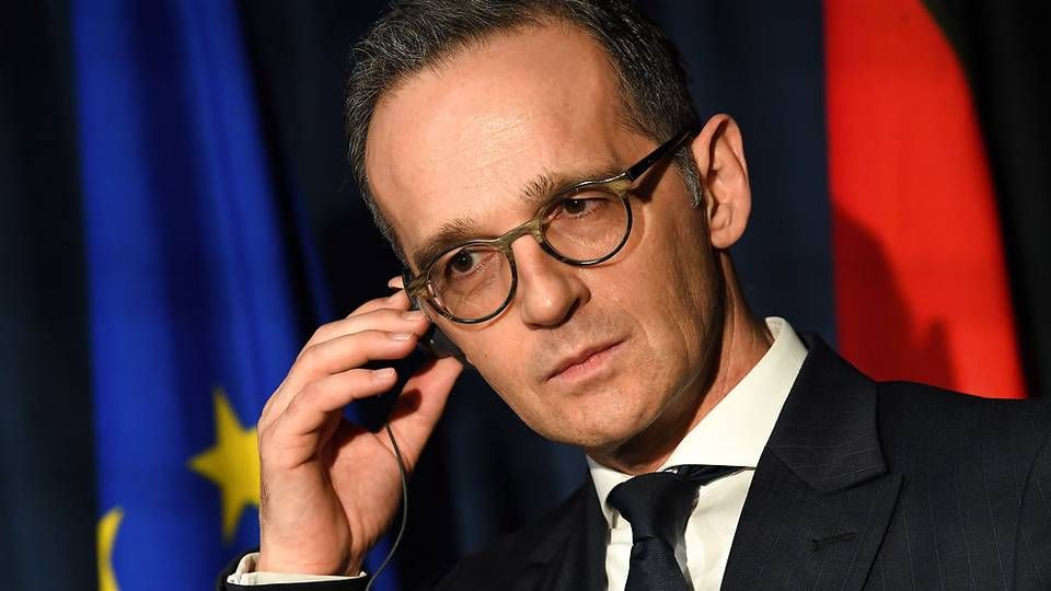 Tysklands udenrigsminister, Heiko Maas. | Foto: Ritzau Scanpix/Reuters/Clodagh Kilcoyne