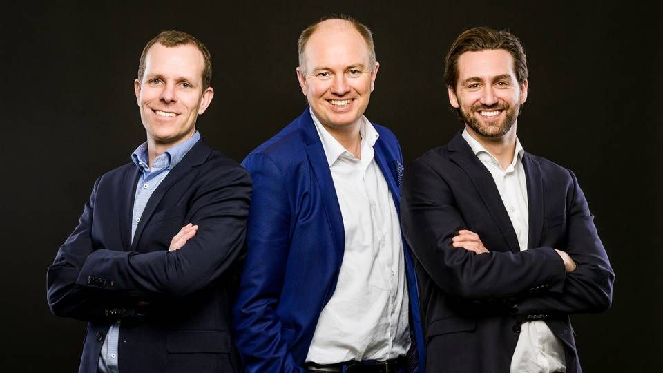 Jens Raith (tv) er direktør i Fastspeed, som også er stiftet af Peter Mægbæk (i midten) og Morten Boe Andersen. | Photo: PR