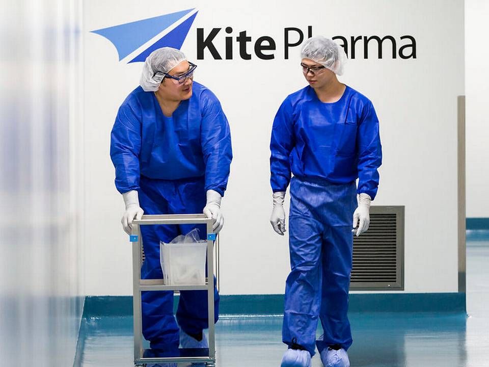 Gilead Sciences betalte 78 mia. kr. (11,9 mia. dollar) for firmaet Kite Pharma i 2017 og overtog dermed celleterapien Yescarta, som nu er til eksamen hos Medicinrådet. | Foto: Ritzau Scanpix/Kite Pharma
