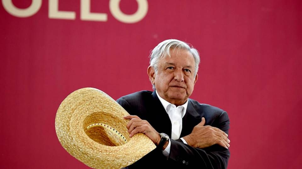 Mexicos nye præsident, AMLO, vil gøre op med multinationale selskaber i landets energisektor. | Foto: Ritzau Scanpix/Alfredo Estrella