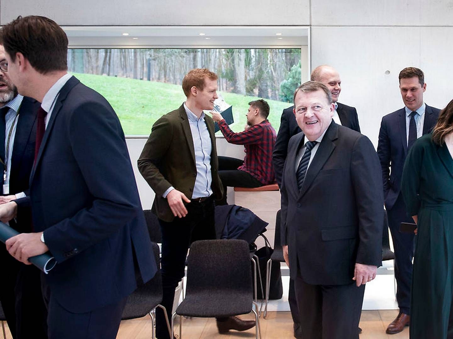 Statsminister Lars Løkke Rasmussen før afsluttende møde i Disruptionrådet på Marienborg, torsdag den 7. februar 2019. | Foto: Liselotte Sabroe/Scanpix 2019