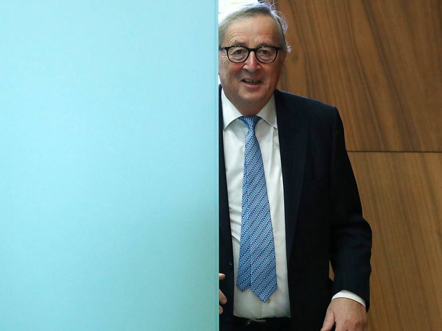 EU-Kommissionens formand, Jean-Claude Juncker, mener, at man har "taget endnu et stort skridt i retning af et mere socialt Europa." | Foto: Ritzau Scanpix/Reuters/Yves Herman