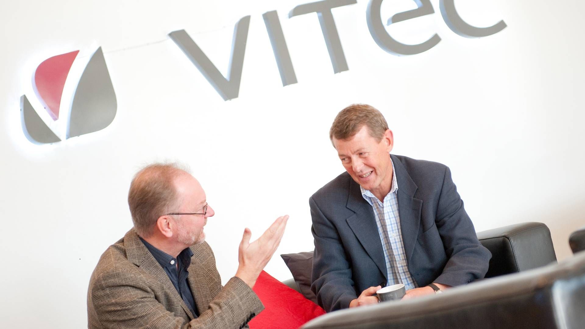 Vitec grundlæggere Lars Stenlund og Olov Sandberg | Foto: PR