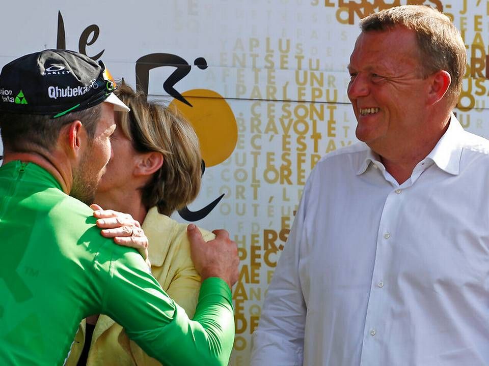Lars Løkke Rasmussen på besøg under Tour de France i 2016 | Foto: Ritzau Scanpix/AP Photo/Peter Dejong