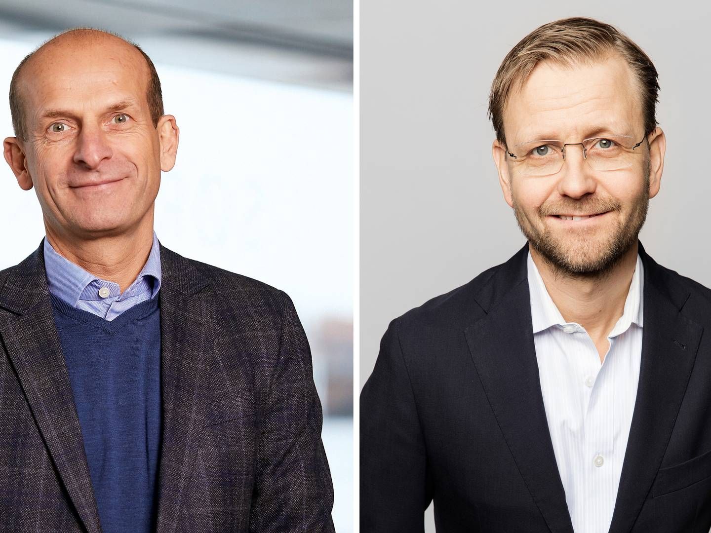 Claus Thorsgaard, koncerndirektør i Conscia (til venstre) og Fredrik Näslund, partner i Nordic Capital (til højre). | Foto: PR/Conscia og Nordic Capital