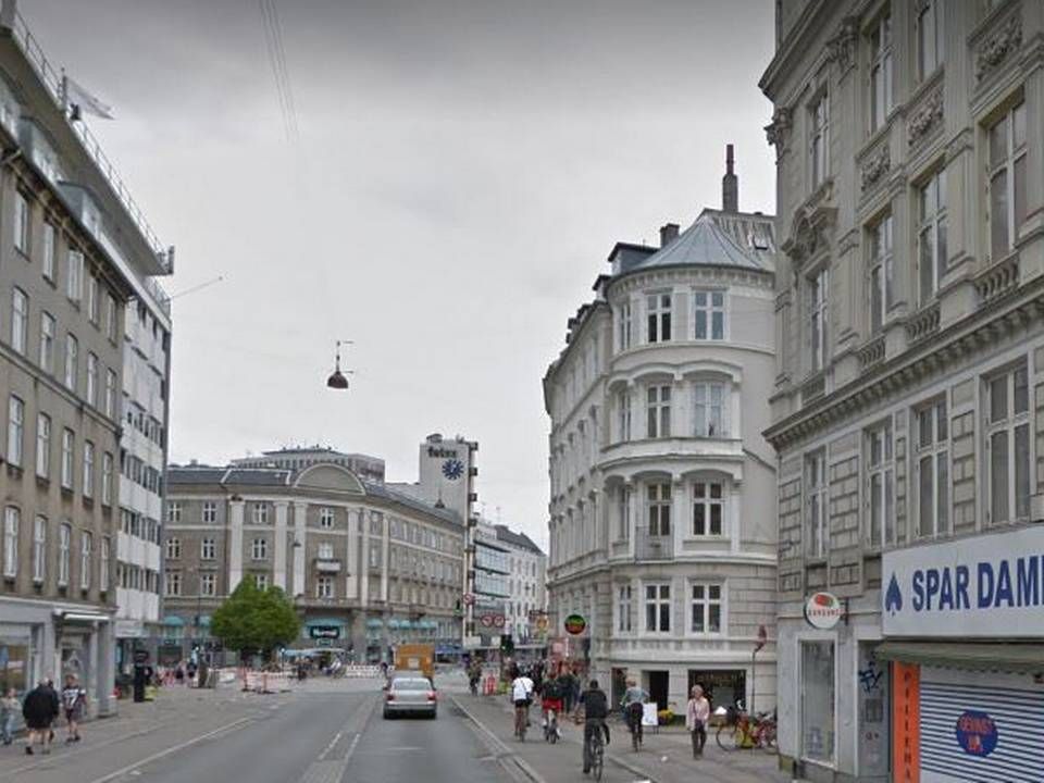 Den ene af de ni ejendomme, som er solgt, har hjemme på Vesterbrogade 79 i København. | Foto: Google Maps