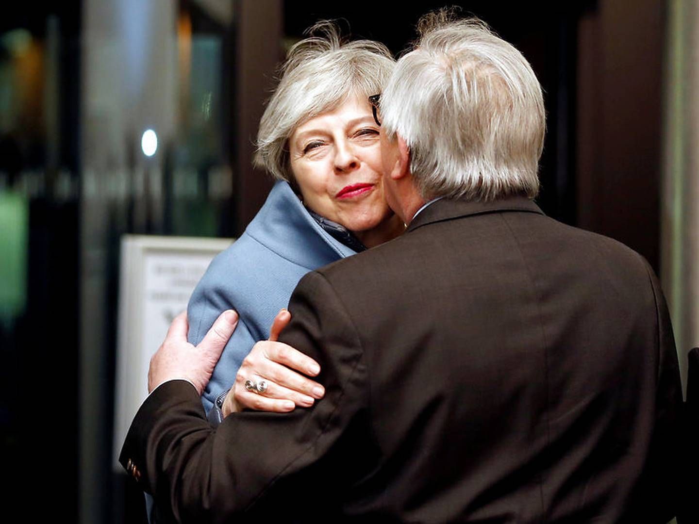 Den britiske premierminister Theresa May har mødtes endnu en gang med EU-kommissionens formand, Jean-Claude Juncker. | Foto: Vincent Kessler/Ritzau Scanpix