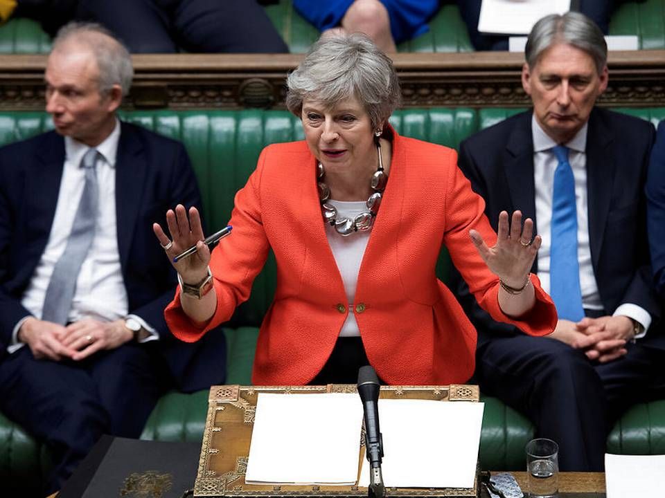 Theresa May skal nu bede EU om at udskyde brexit. | Foto: Foto: Ritzau Scanpix/Reuters