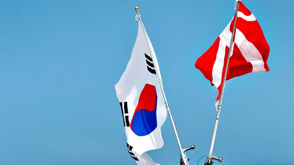 I fremtiden kan det tyde på større interegeren mellem sydkoreansk og dansk ejendomshandel. | Foto: Lars Krabbe/Ritzau Scanpix