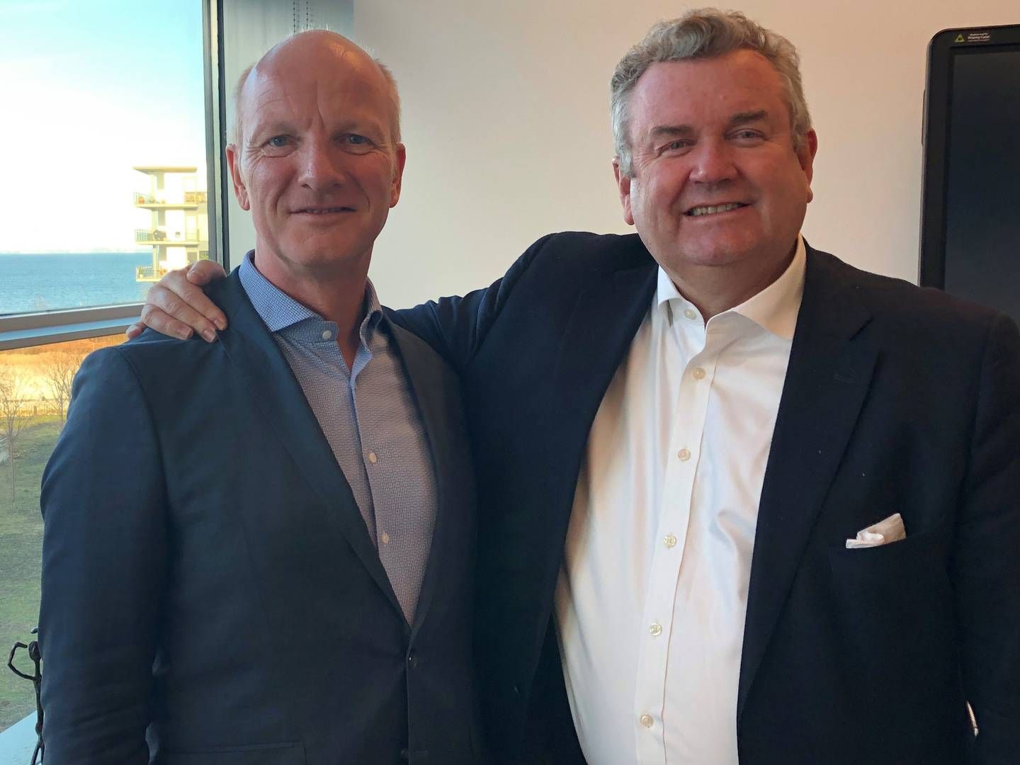 Aberdeen Standard Investment's Danish country head Henrik Kruse (left) and global head of distribution Campbell Flemming (right) | Photo: Søren Rathlou Top