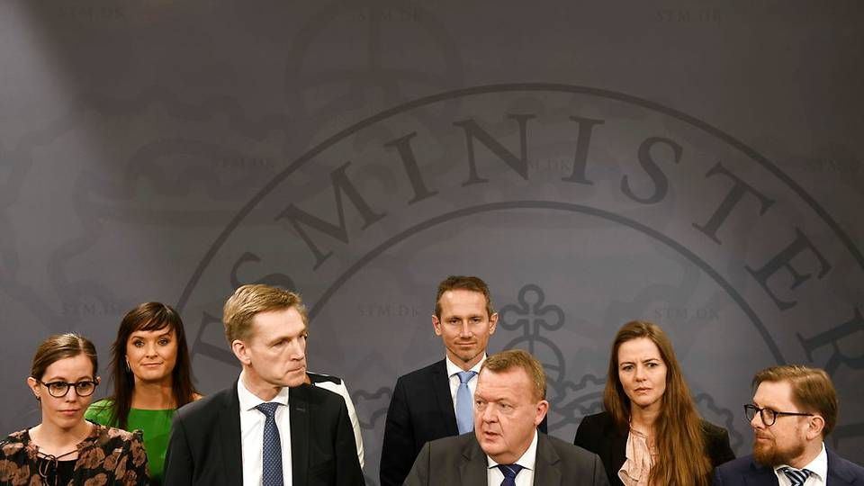 Regeringen og Dansk Folkeparti præsenterer aftale om en sundhedsreform, i Spejlsalen i Statsministeriet tirsdag den 26. marts 2019. | Foto: Philip Davali/Scanpix 2019