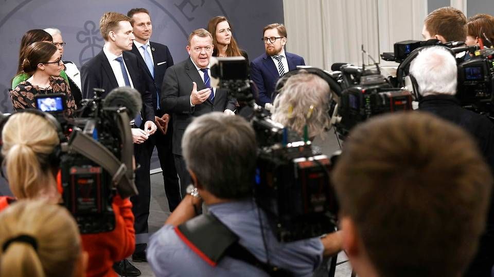 Regeringen og Dansk Folkeparti præsenterer aftale om en sundhedsreform, i Spejlsalen i Statsministeriet tirsdag den 26. marts 2019. | Foto: Philip Davali/Scanpix 2019