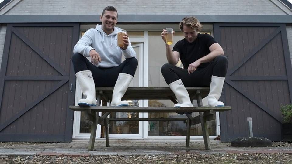 De to stiftere af Bryggeriet Åben. Johannes Karstof til venstre og Phillip Hulgaard til højre. | Foto: PR