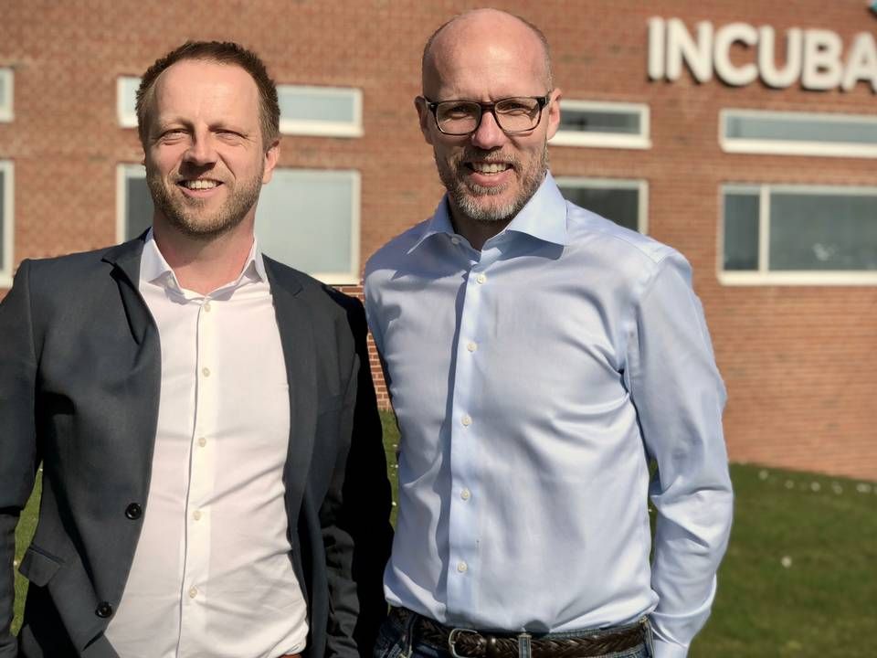 Anders Nejsum (tv.) og Martin Vesterby (th.), stiftere af Visikon | Foto: Visikon