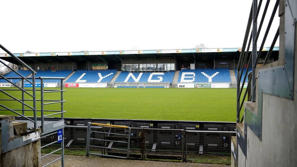 Lyngby Boldklub kan se frem til et større og mere moderne stadion i fremtiden. | Foto: Ritzau Scanpix