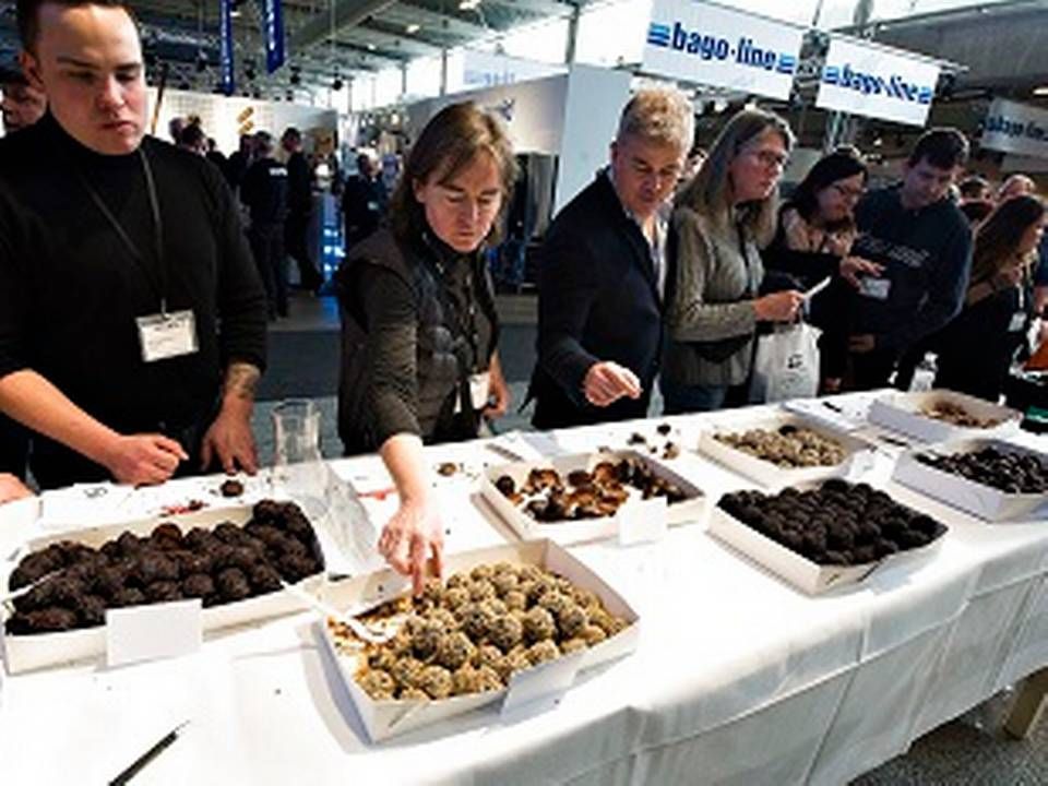 Nørre Aaby Bageriet blev kåret til Danmarks bedste romkugler ved FoodExpo i Herning i foråret 2018. | Foto: Henning Bagger/Scanpix 2018