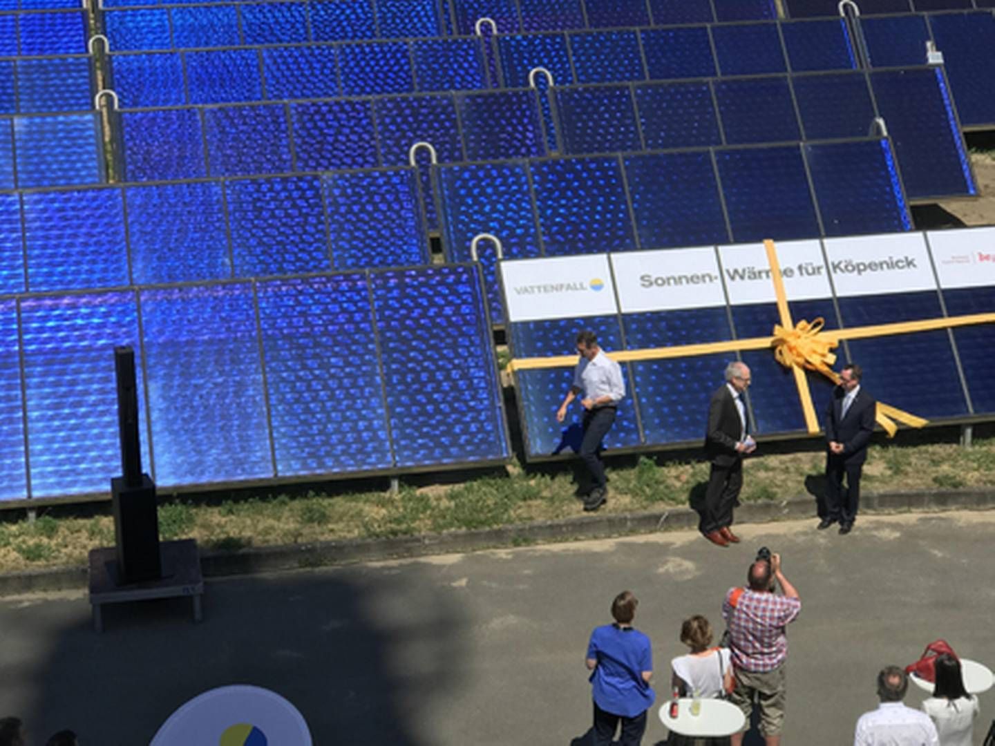 Billede fra et andet af Arcon-Sunmarks projekter, som blev indviet sidste år i Berlin i samarbejde med Vattenfall. | Foto: PR Arcon-Sunmark