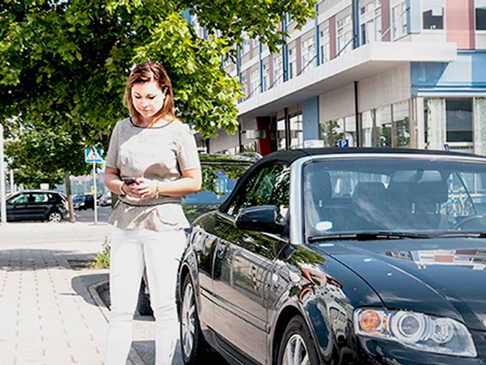 Parkeringsapp'en fra Easy Park er populær. | Foto: PR