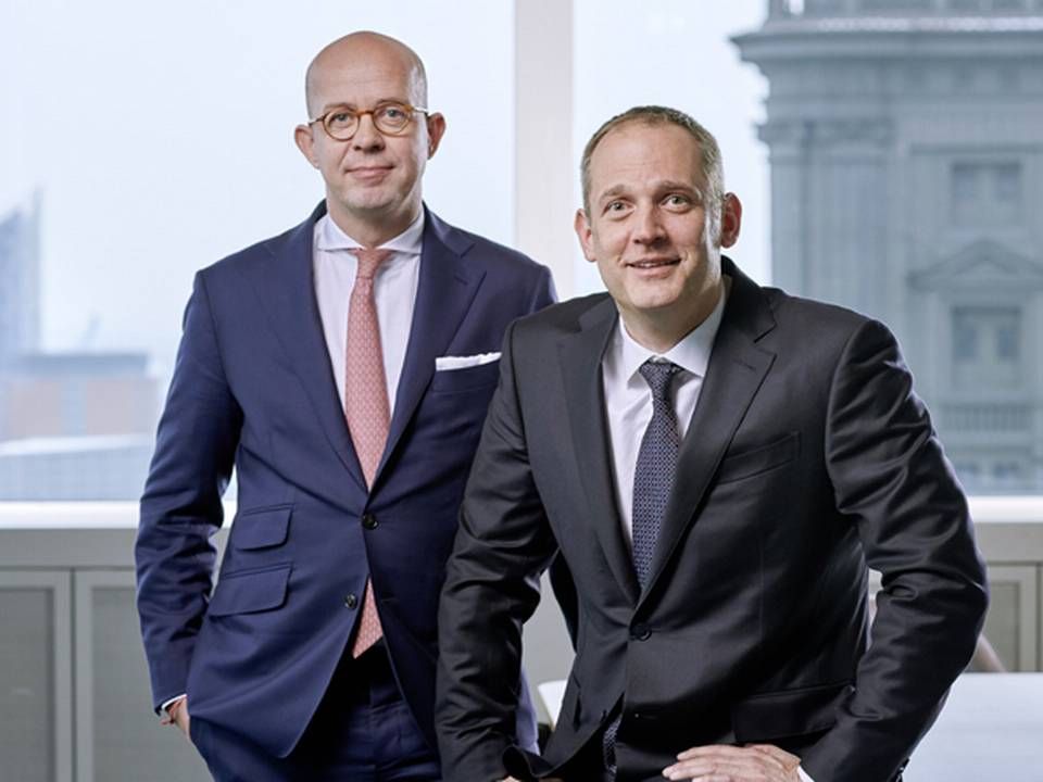 Her ses de to managing partnere i Zeaborn, Jan Hendrik Többe (tv) og Zeamarine-CEO Ove Meyer (th). | Photo: PR