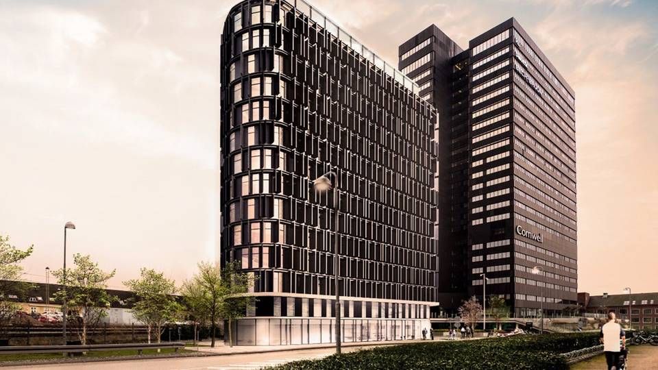 Aarhus Byård giver grønt lys til City Towers nye lillebror. | Foto: Visualisering/Arkitema Architects.