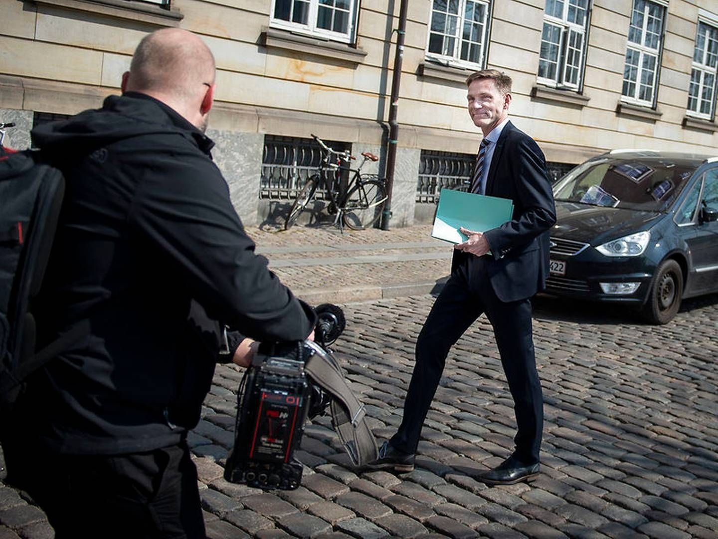 DF's formand Kristian Thulesen Dahl. Regeringen, DF og De Radikale forhandler om en forbedret seniorførtidspension i Beskæftigelsesministeriet i København, torsdag den 25. april 2019. | Foto: Liselotte Sabroe/Scanpix 2019