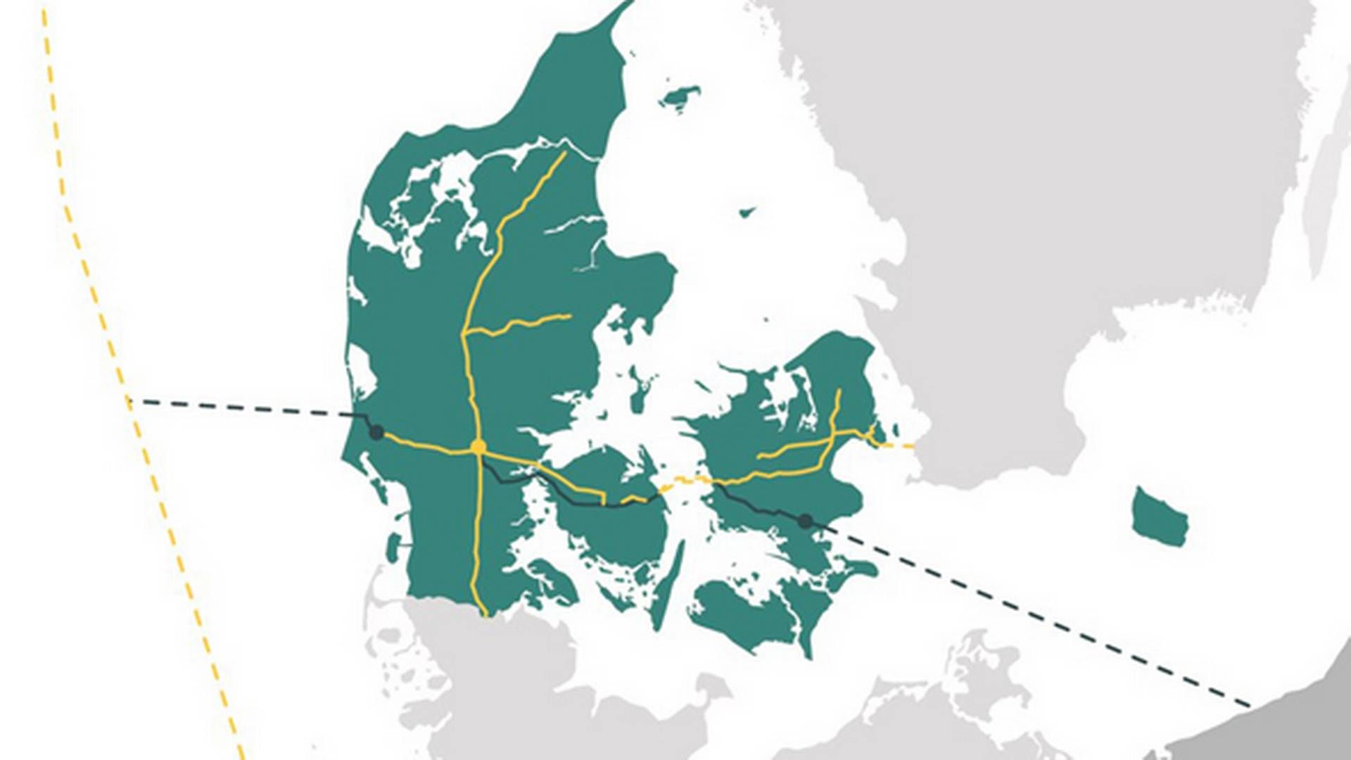 Det er ikke alle, der synes, det er en lige god idé at føre en gasrørledning tværs igennem Danmark. Det viser svarene fra den nyligt overståede høringsrunde hos Miljøstyrelsen. | Foto: EFKM