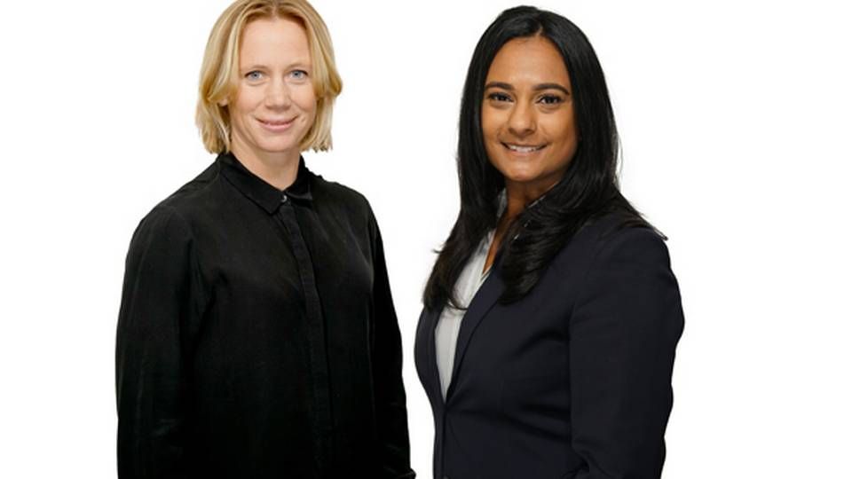 Camilla Löwenhielm (left) and Hetal Damani (right) manage SEB's microfinance funds. | Photo: PR: SEB