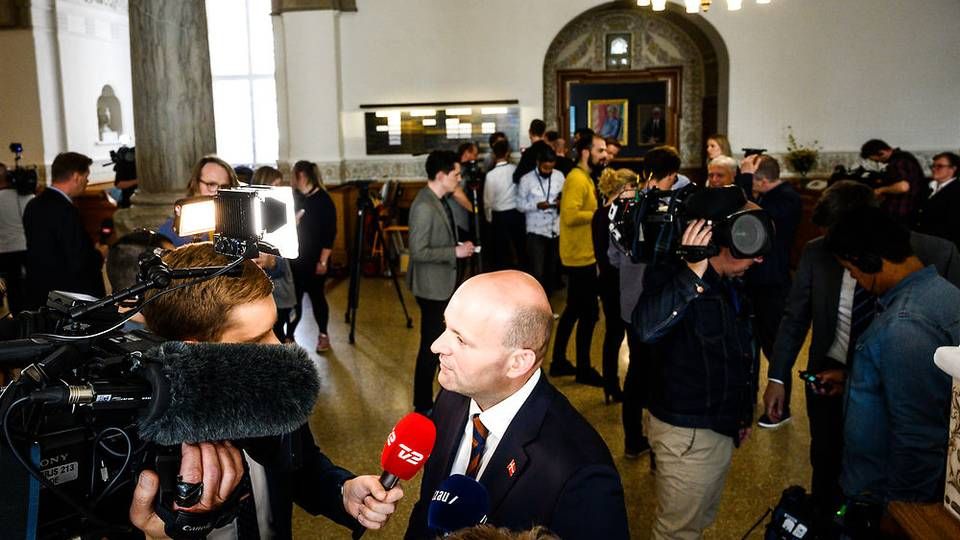 Søren Pape Poulsen vil fortsætte i regering efter valget, hvis det er muligt. | Foto: Ritzau Scanpix/Ida Marie Odgaard