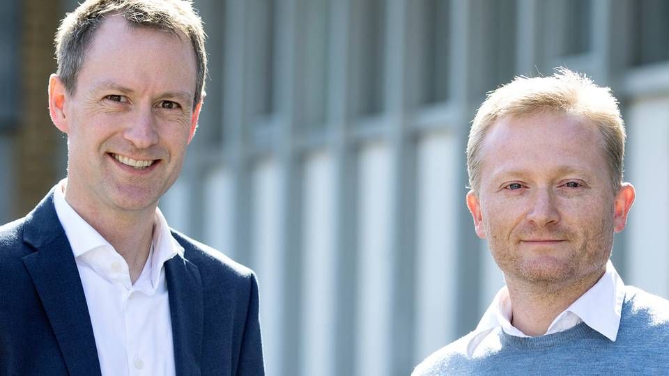 Stifterne Jon Risvig tv og Klaus Bülow Davidsen