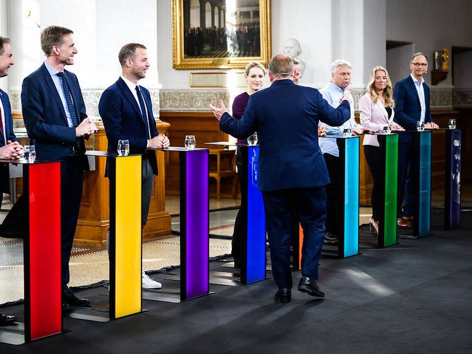 Den første partilederrunde i valgkampen fandt sted tirsdag aften på Christiansborg. | Foto: Ritzau Scanpix/Ida Marie Odgaard