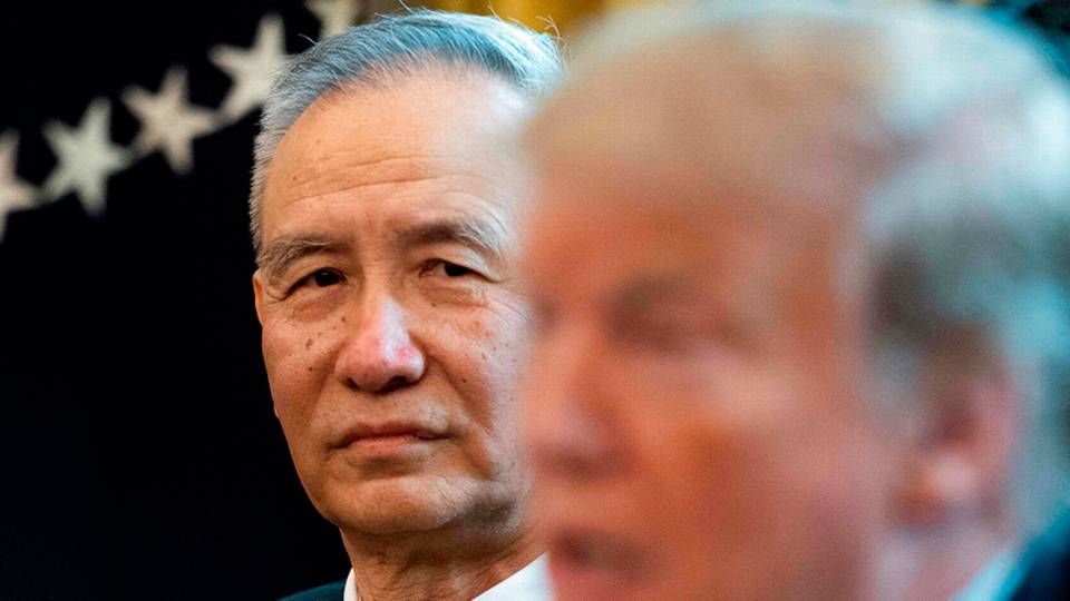 Den kinesiske vicepræsident Liu He har i weekenden været på besøg i USA for at føre forhandlinger om en handelsaftale. | Foto: Ritzau Scanpix/Jim Watson