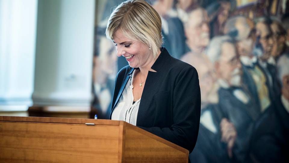 Merete Dea Larsen, boligordfører for Dansk Folkeparti, er åben for at lade Landsbyggefonden bruge flere penge. | Foto: Thomas Lekfeldt/Ritzau Scanpix