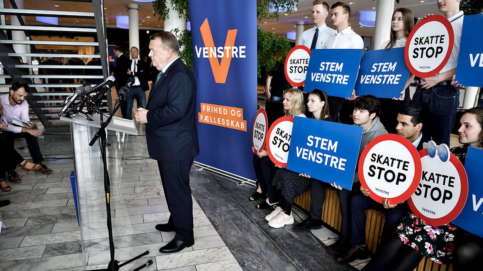 Lars Løkke Rasmussen går til et valg på et skattestop, men bl.a. cigaretafgifter er undtaget. | Foto: Ritzau Scanpix/Tariq Mikkel Khan