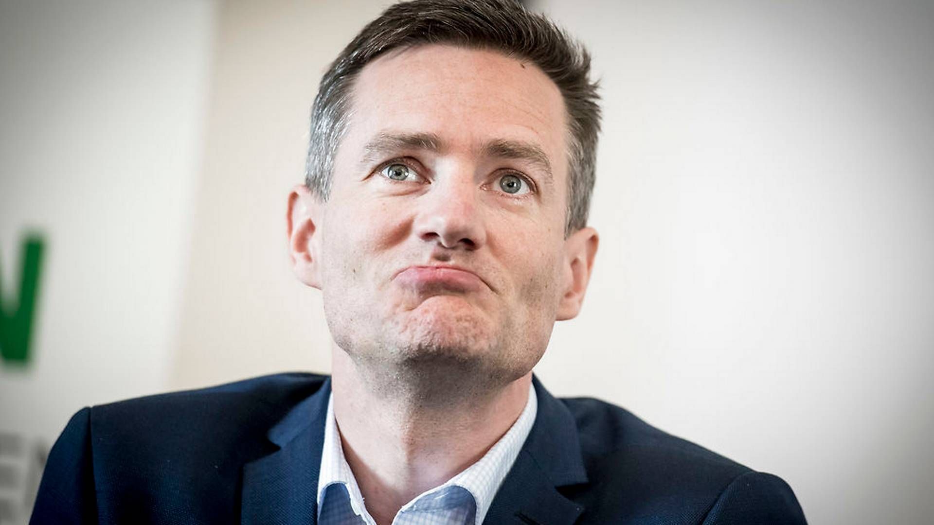 Erhvervsminister Rasmus Jarlov (K) mener, at De Konservative er det mest erhvervsvenlige parti. | Foto: Mads Claus Rasmussen/Ritzau Scanpix
