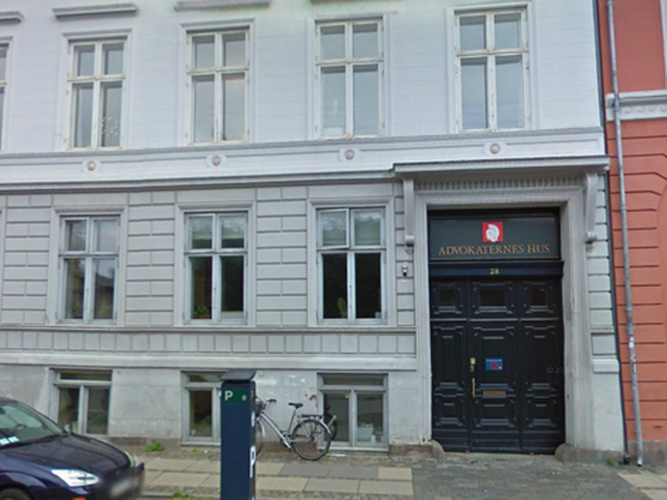 Brancheorganisationen Advokatsamfundet holder til på adressen Kronprinsessegade 28 i centrum af København. | Foto: Google Maps