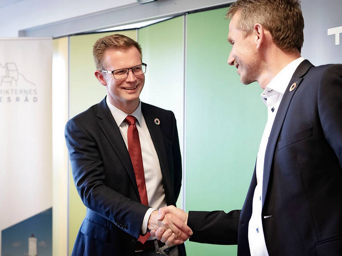 Finansordfører Benny Engelbrecht (S) og finansminister Kristian Jensen (V) | Foto: Ritzau Scanpix/Bo Amstrup