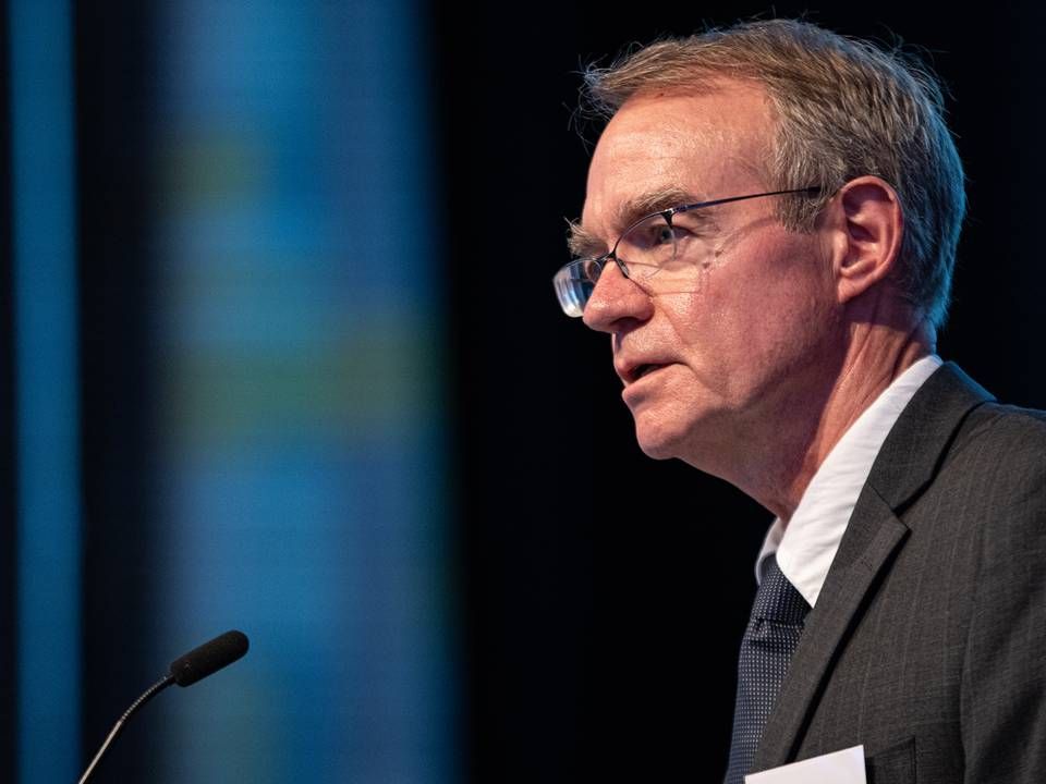 Nationalbankdirektør Per Callesen på Lopis årsmøde. | Foto: Jan Bjarke Mindegaard