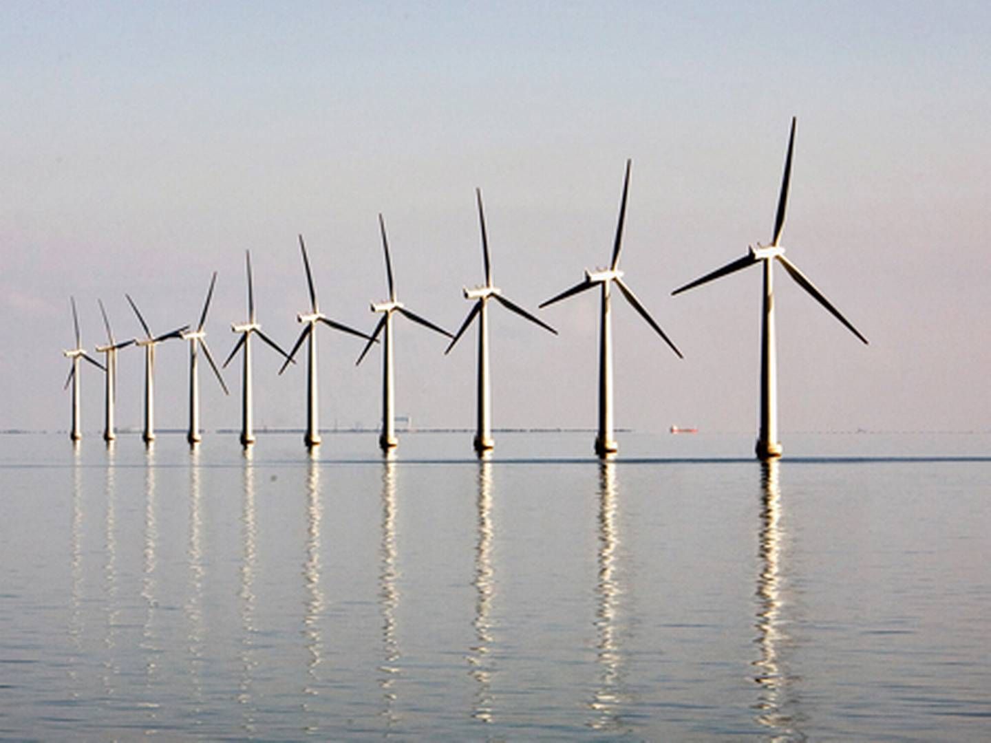 Danske vindmøller - her nær Samsø - skal være hjørnestenen i energisystemet. Det vil det nye fællesskab Wind Denmark arbejde for. | Foto: Bob Strong / Reuters / Ritzau Scanpix