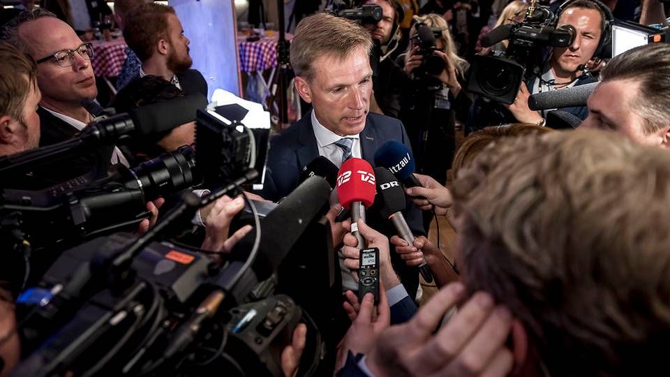 Kristian Thulesen Dahl må se i øjnene, at DF er gået fra fire til et mandat i europaparlamentet. | Foto: Ritzau Scanpix/Mads Claus Rasmussen