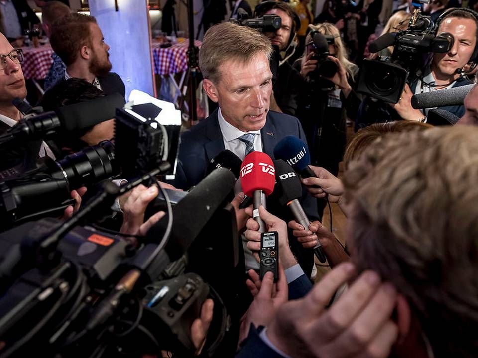 Kristian Thulesen Dahl må se i øjnene, at DF er gået fra fire til et mandat i europaparlamentet. | Foto: Ritzau Scanpix/Mads Claus Rasmussen